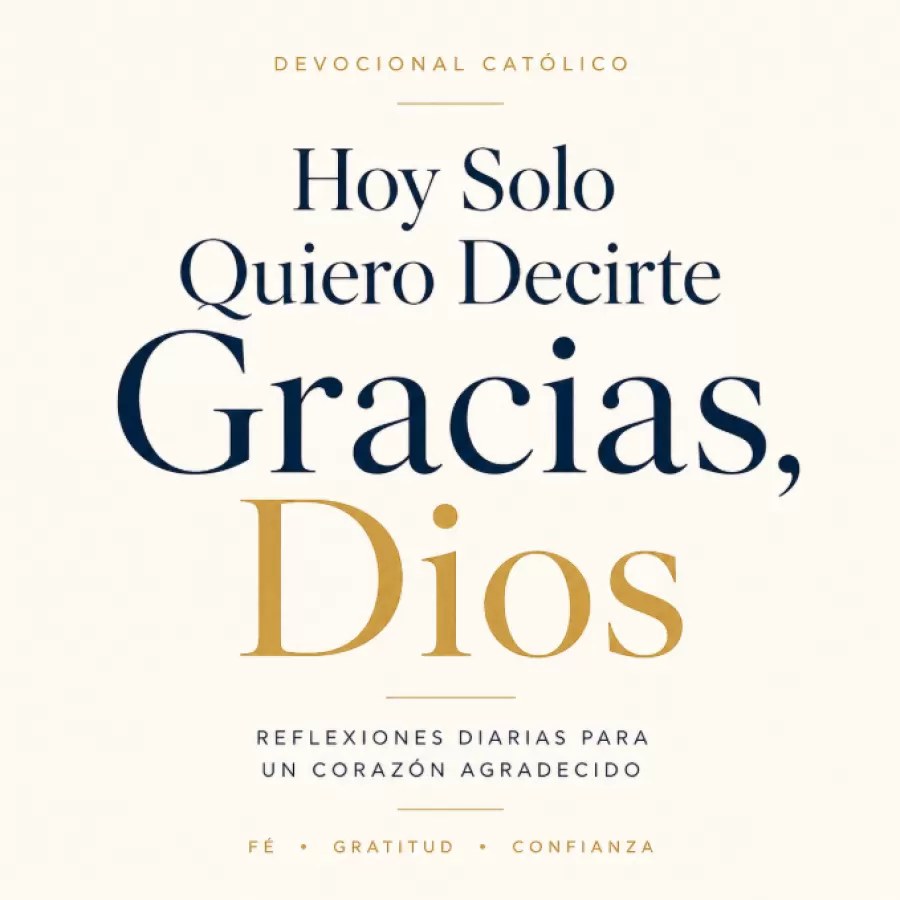 Imagen de Hoy solo quiero decirte gracias, Dios